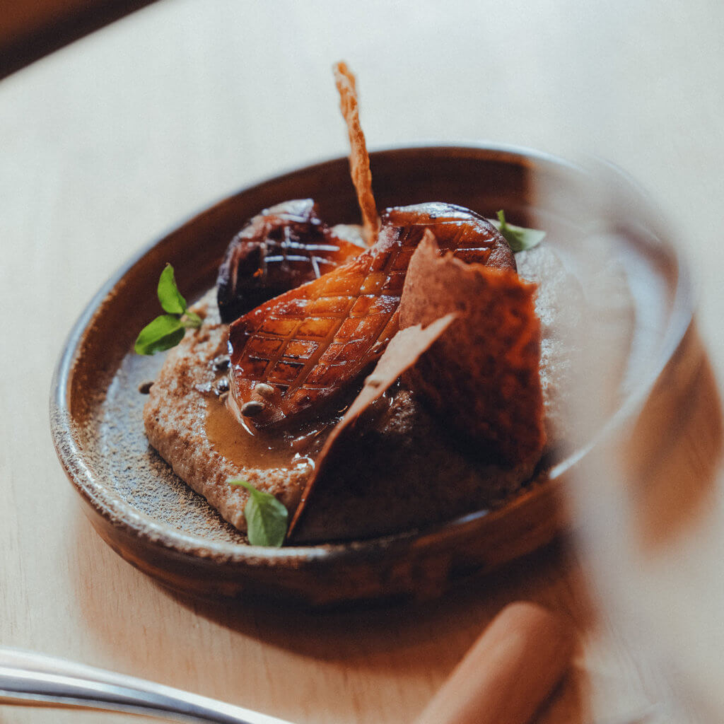 Plat gastronomique raffiné – Cuisine créative et traiteur à Bruxelles.