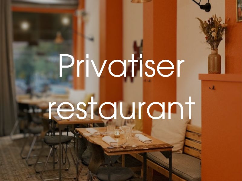 Privatisation du restaurant Brut à Bruxelles – Un espace raffiné pour vos événements privés et professionnels.